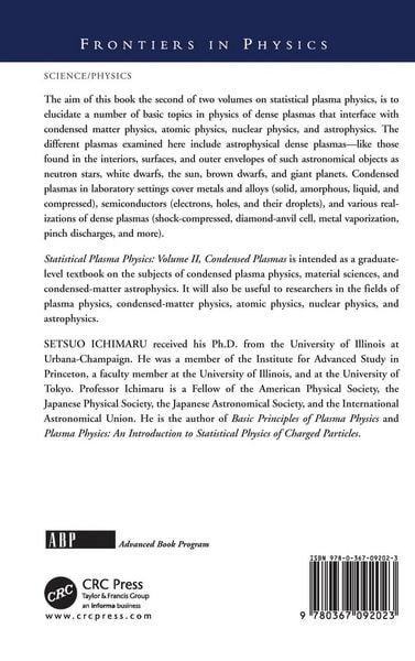 Produktbild: Statistical Plasma Physics, Volume II