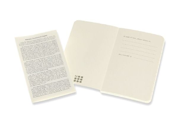 Produktbild: Moleskine Volant XS, 2er Set, Liniert, Soft Cover, Korallrot, Aquamarinblau