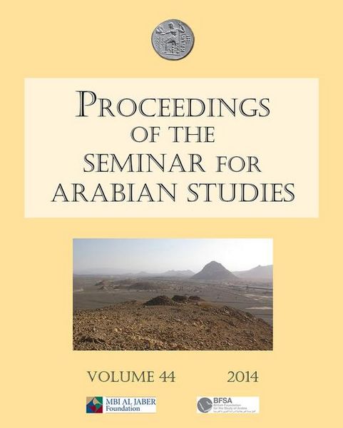 Produktbild: Proceedings of the Seminar for Arabian Studies Volume 44 2014