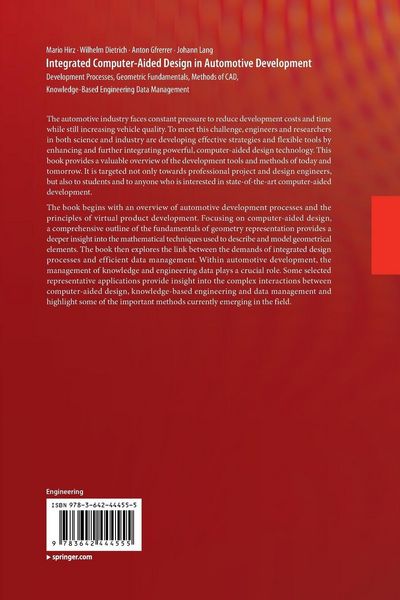 Produktbild: Integrated Computer-Aided Design in Automotive Development