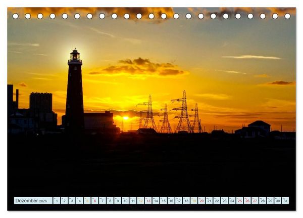 Produktbild: Leuchtt&uuml;rme - maritime Wegweiser (Tischkalender 2026 DIN A5 quer), CALVENDO Monatskalender