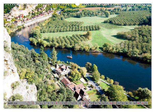 Produktbild: La beaut&eacute; de la Dordogne &ndash; Ancienne et mystique (Calendrier mural 2026 DIN A2 vertical) calendrier de bureau