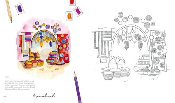 Produktbild: Colour in the city &ndash; Mein urbanes Ausmalbuch