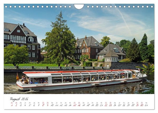 Produktbild: Alsteransichten in Hamburg (Wandkalender 2026 DIN A4 quer), CALVENDO Monatskalender