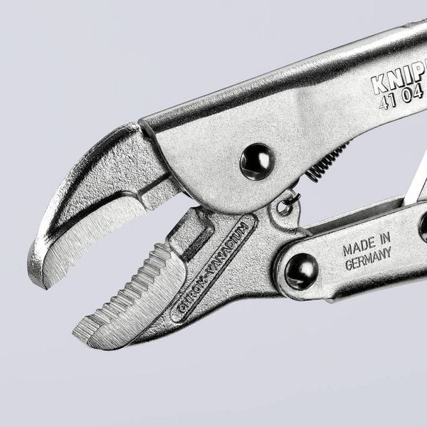 Produktbild: Knipex 41 04 180 Gripzange Halbrund 0 - 30mm 180mm