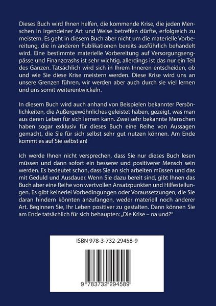 Produktbild: Die Krise - na und?