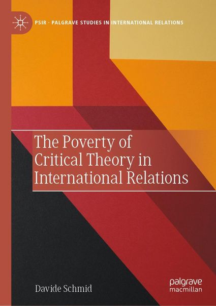 Produktbild: The Poverty of Critical Theory in International Relations