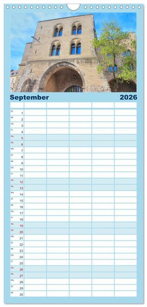 Produktbild: Familienplaner 2026 - Altes K&ouml;ln - Denkm&auml;ler und Historische Bauten mit 5 Spalten (Wandkalender, 21 x 45 cm) CALVENDO