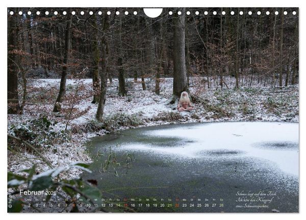 Produktbild: HAIKU AM TEICH (Wandkalender 2026 DIN A4 quer), CALVENDO Monatskalender