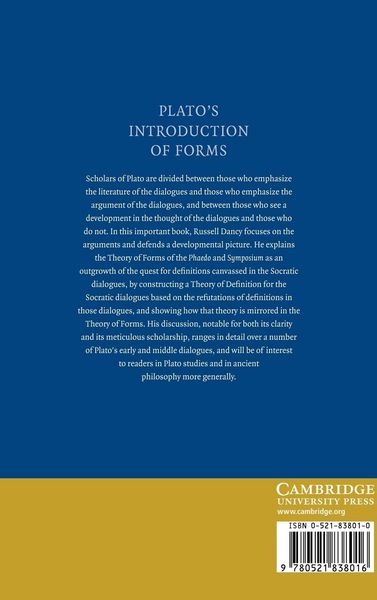 Produktbild: Plato's Introduction of Forms