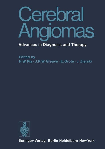 Produktbild: Cerebral Angiomas