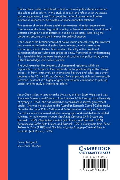 Produktbild: Changing Police Culture