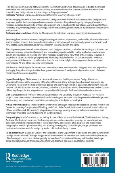Produktbild: Creating Design Knowledge in Educational Innovation