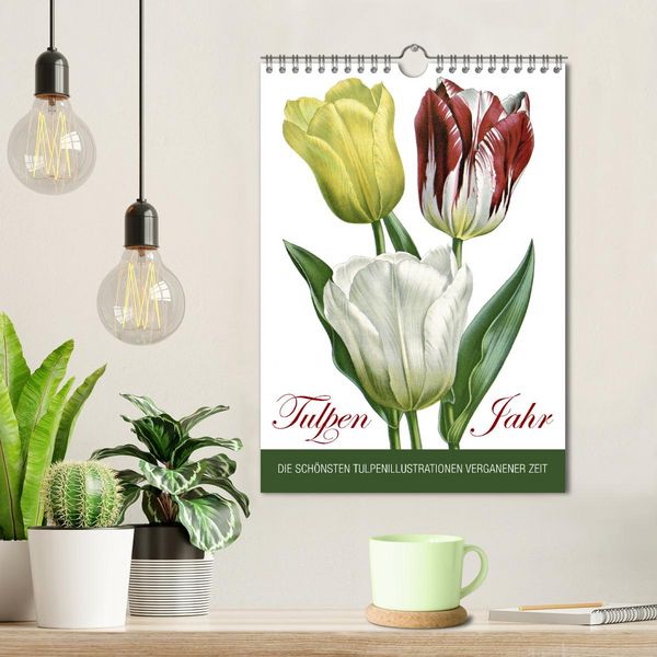 Produktbild: Tulpen - Jahr (Wandkalender 2026 DIN A4 hoch), CALVENDO Monatskalender