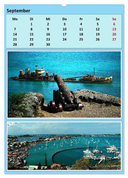 Produktbild: Karibik - Eindr&uuml;cke einer Kreuzfahrt (hochwertiger Premium Wandkalender 2026 DIN A2 hoch), Kunstdruck in Hochglanz
