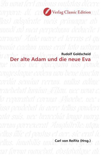 Produktbild: Goldscheid, R: Der alte Adam und die neue Eva