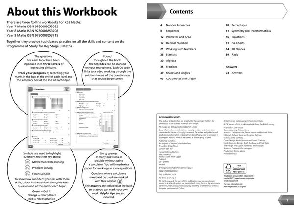 Produktbild: Ks3 Maths Year 7 Workbook