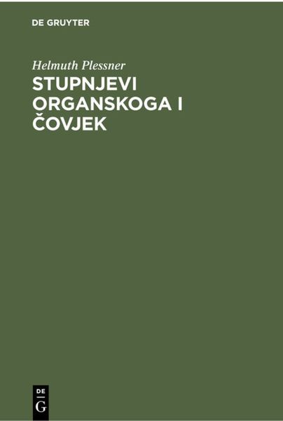 Produktbild: Stupnjevi organskoga i čovjek