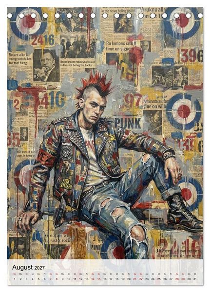 Produktbild: Punk 76 (Tischkalender 2027 DIN A5 hoch), CALVENDO Monatskalender