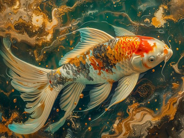 Produktbild: CALVENDO Puzzle Koi | 1000 Teile Lege-Gr&ouml;&szlig;e 64x48cm Foto-Puzzle f&uuml;r gl&uuml;ckliche Stunden