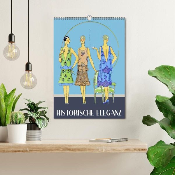 Produktbild: Historische Eleganz (Wandkalender 2026 DIN A3 hoch), CALVENDO Monatskalender