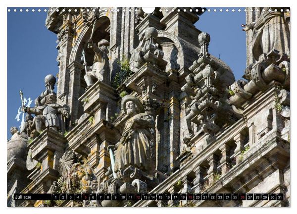 Produktbild: Santiago de Compostela - Ziel einer Pilgerreise (Wandkalender 2026 DIN A3 quer), CALVENDO Monatskalender