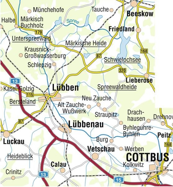 Produktbild: Biosph&auml;renreservat Spreewald 1 : 50 000