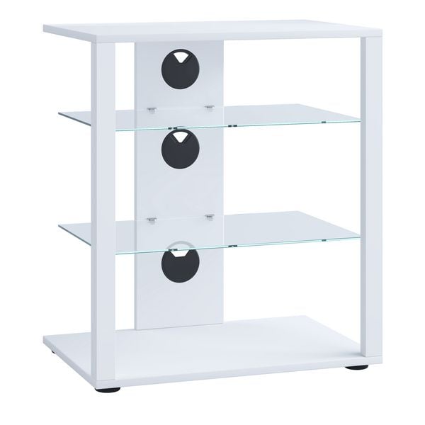 Produktbild: Hifi M&ouml;bel Rack Alu Glas Phono Mediaregal Folas
