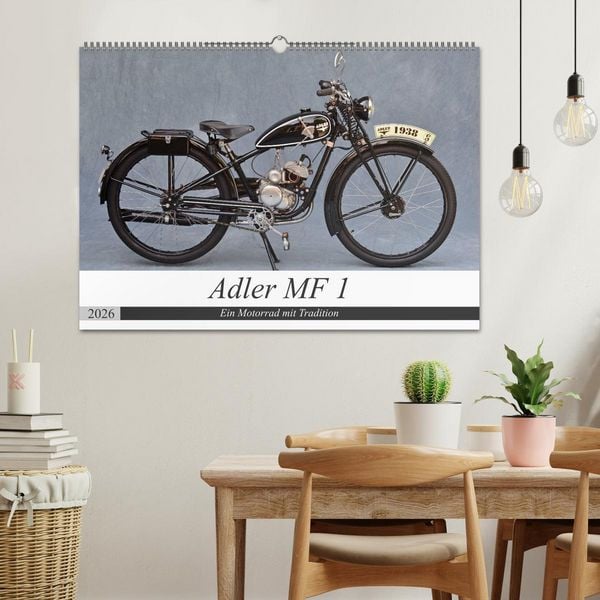 Produktbild: Adler MF 1 (Wandkalender 2026 DIN A2 quer), CALVENDO Monatskalender