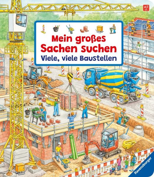 Produktbild: Mein gro&szlig;es Sachen suchen: Viele, viele Baustellen