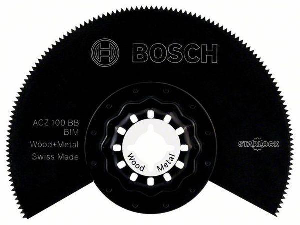 Bosch Accessories 2608661633 ACZ 100 BB Bimetall Segmentsägeblatt 100 mm 1 St.