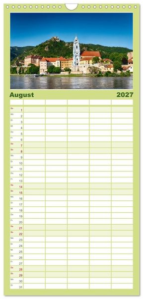 Produktbild: Familienplaner 2027 - Wundersch&ouml;nes &Ouml;sterreich mit 5 Spalten (Wandkalender, 21 x 45 cm) CALVENDO