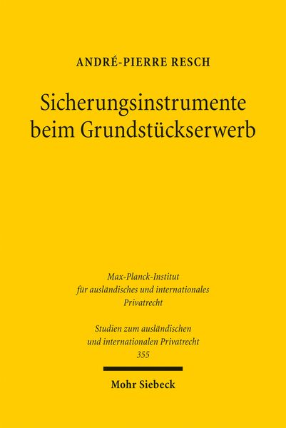 Produktbild: Sicherungsinstrumente beim Grundst&uuml;ckserwerb
