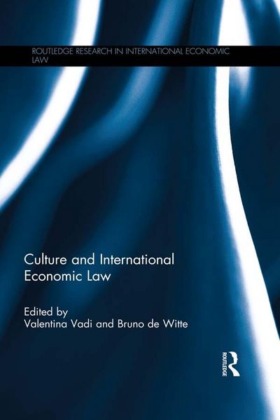 Produktbild: Culture and International Economic Law