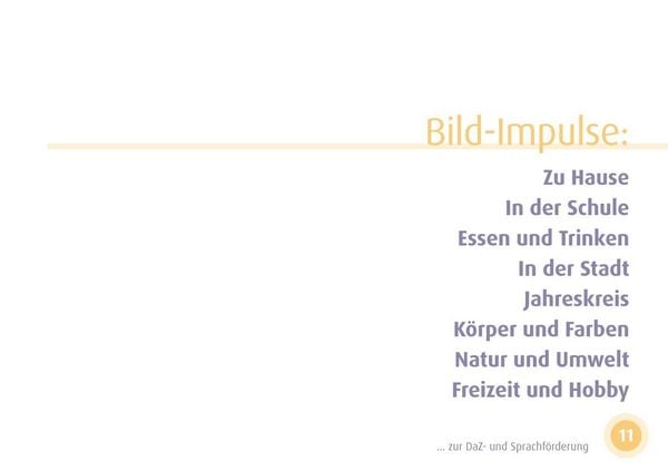 Produktbild: 80 Bild-Impulse zur DaZ- und Sprachf&ouml;rderung