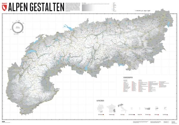 Produktbild: Alpen Gestalten - 100 x 70 cm