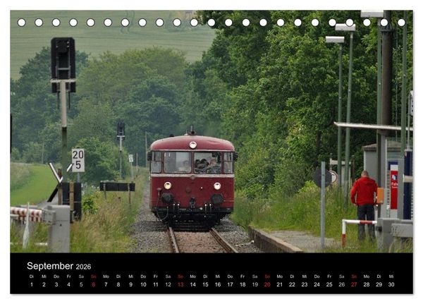 Produktbild: Der Nebenbahnretter (Tischkalender 2026 DIN A5 quer), CALVENDO Monatskalender