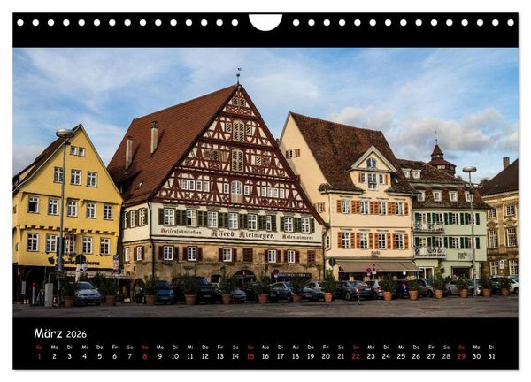 Produktbild: Esslingen am Neckar - Vom Mittelalter in die Moderne (Wandkalender 2026 DIN A4 quer), CALVENDO Monatskalender
