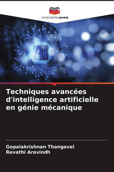Produktbild: Techniques avanc&eacute;es d'intelligence artificielle en g&eacute;nie m&eacute;canique