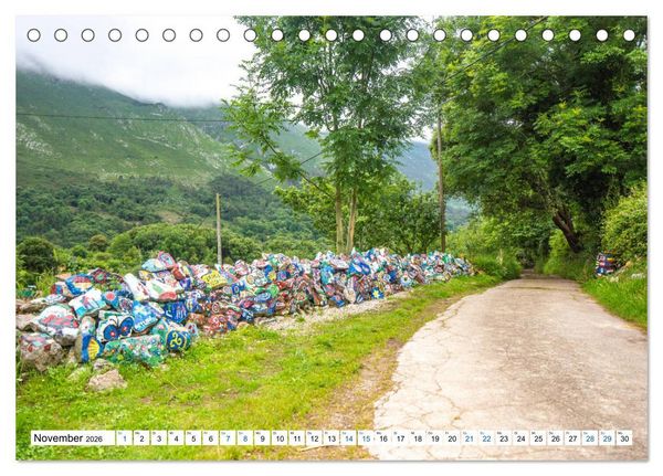 Produktbild: Der n&ouml;rdliche Jakobsweg (Tischkalender 2026 DIN A5 quer), CALVENDO Monatskalender