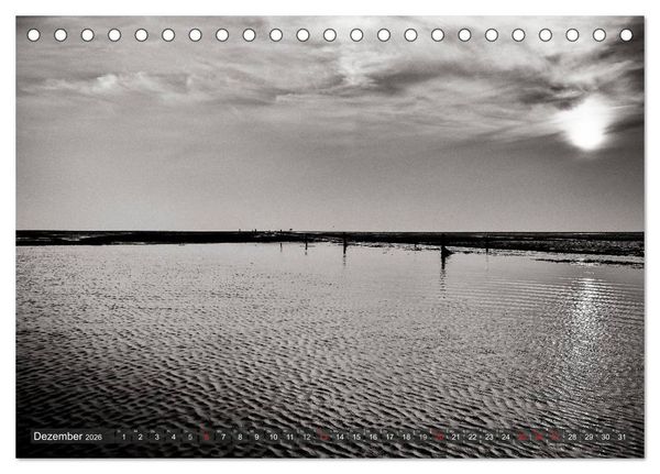Produktbild: Ein Blick auf Husum (Tischkalender 2026 DIN A5 quer), CALVENDO Monatskalender