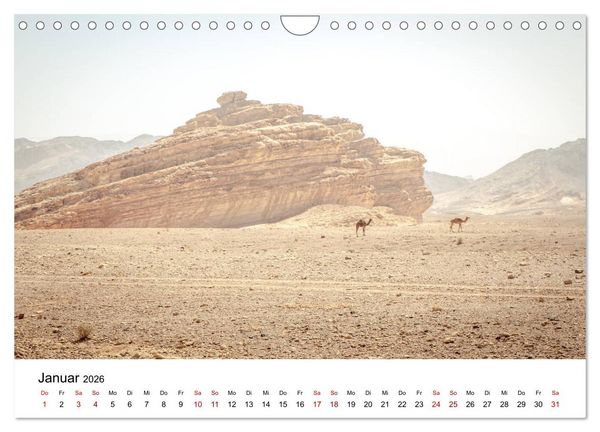 Produktbild: Reiseland Jordanien (Wandkalender 2026 DIN A4 quer), CALVENDO Monatskalender