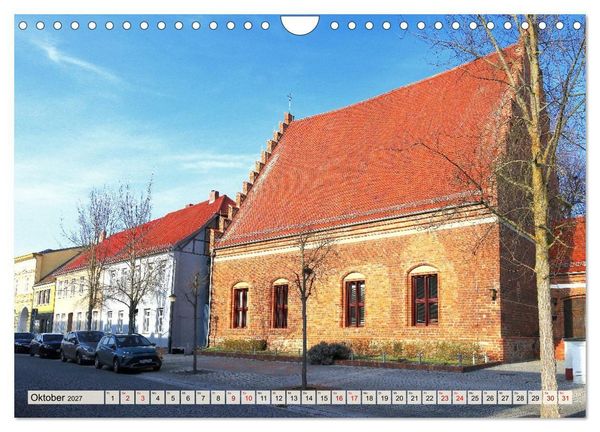 Produktbild: J&uuml;terbog &ndash; Backsteingotik und Wehrt&uuml;rme (Wandkalender 2027 DIN A4 quer), CALVENDO Monatskalender