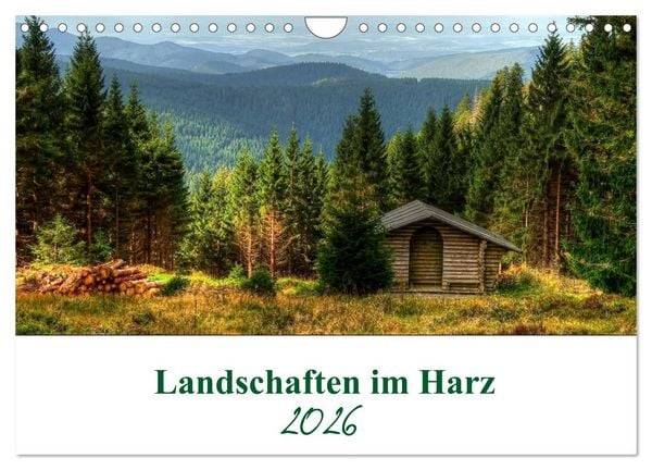 Produktbild: Landschaften im Harz (Wandkalender 2026 DIN A4 quer), CALVENDO Monatskalender