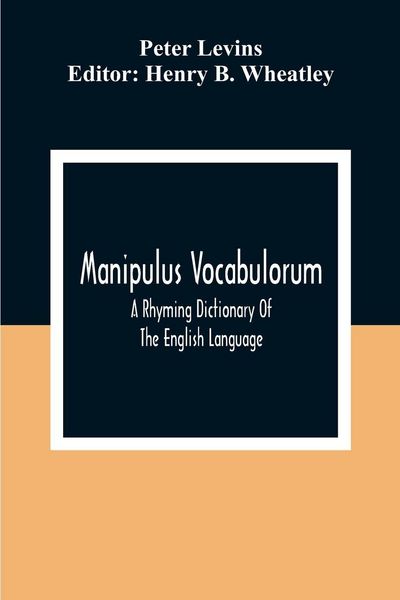 Produktbild: Manipulus Vocabulorum
