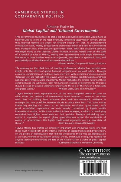 Produktbild: Global Capital and National Governments