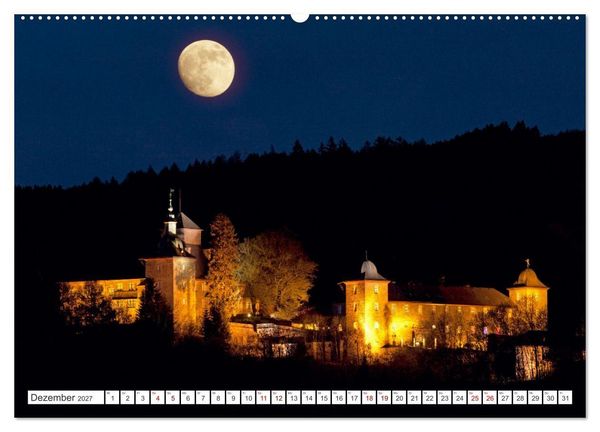Produktbild: Burgen und Schl&ouml;sser - Zeugnisse vergangener Zeiten (hochwertiger Premium Wandkalender 2027 DIN A2 quer), Kunstdruck in Hochglanz