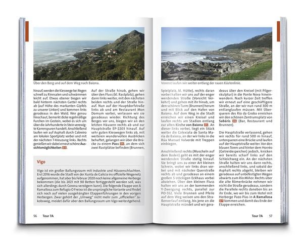 Produktbild: KOMPASS Wanderf&uuml;hrer Jakobsweg Portugal &ndash; Spanien, 25 Etappen mit Extra-Tourenkarte