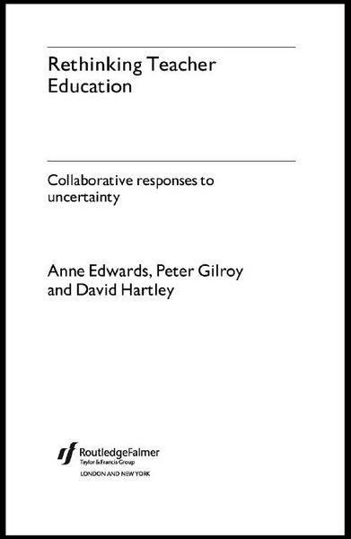 Produktbild: Rethinking Teacher Education