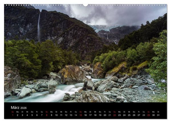 Produktbild: Neuseeland - Paradies am anderen Ende der Welt (Wandkalender 2026 DIN A2 quer), CALVENDO Monatskalender